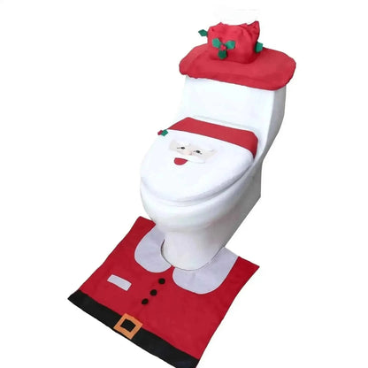 3-Pack Christmas Bathroom Decor Sets for festive home decor