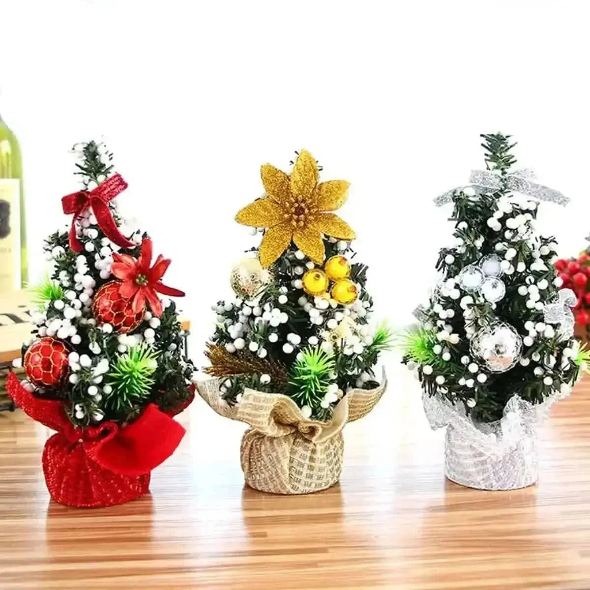 3-Pack: Tabletop Mini Christmas Tree Cartsfy Inc.