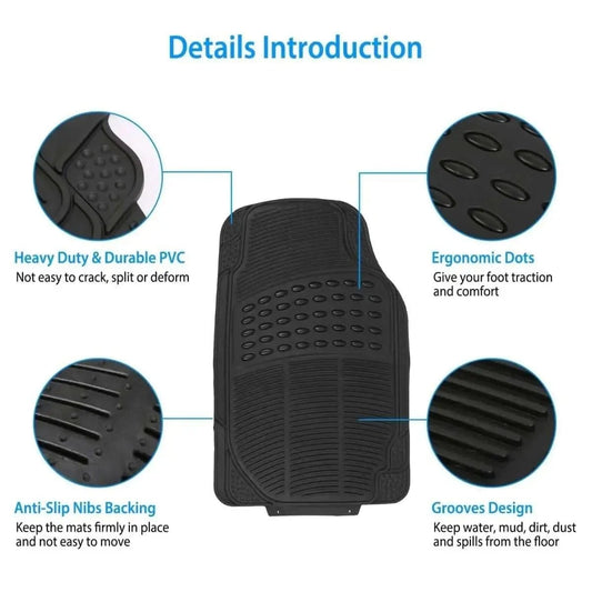 3-Piece: Automotive Floor Mats Set DailySale Default Title Default Title-