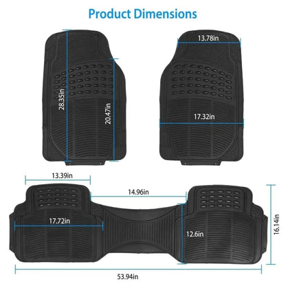 3-Piece: Automotive Floor Mats Set DailySale Default Title Default Title-