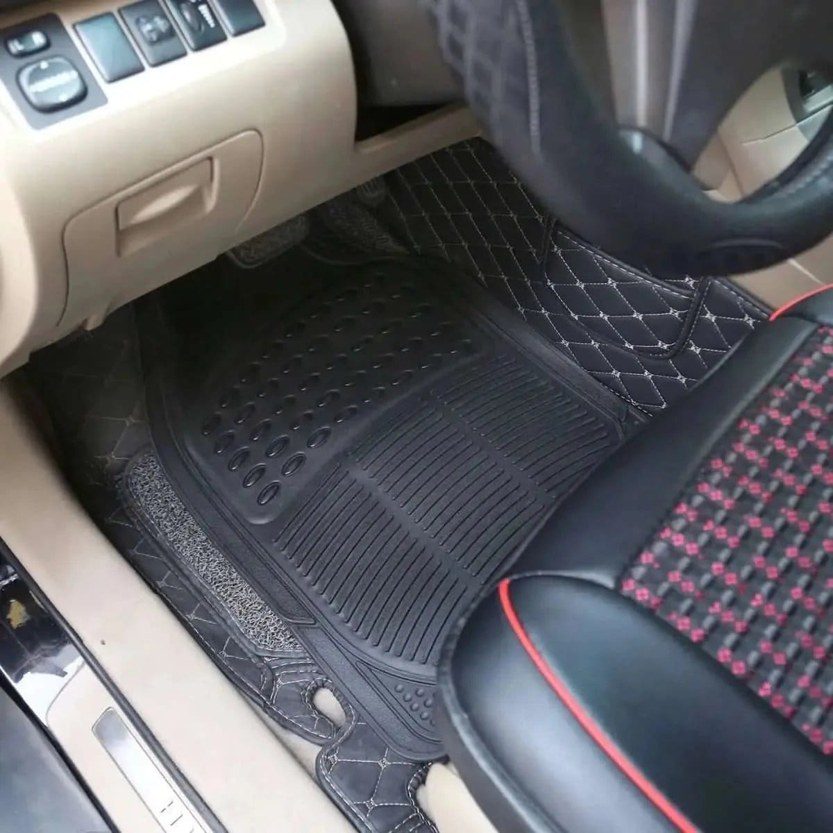 3-Piece: Automotive Floor Mats Set DailySale Default Title Default Title-