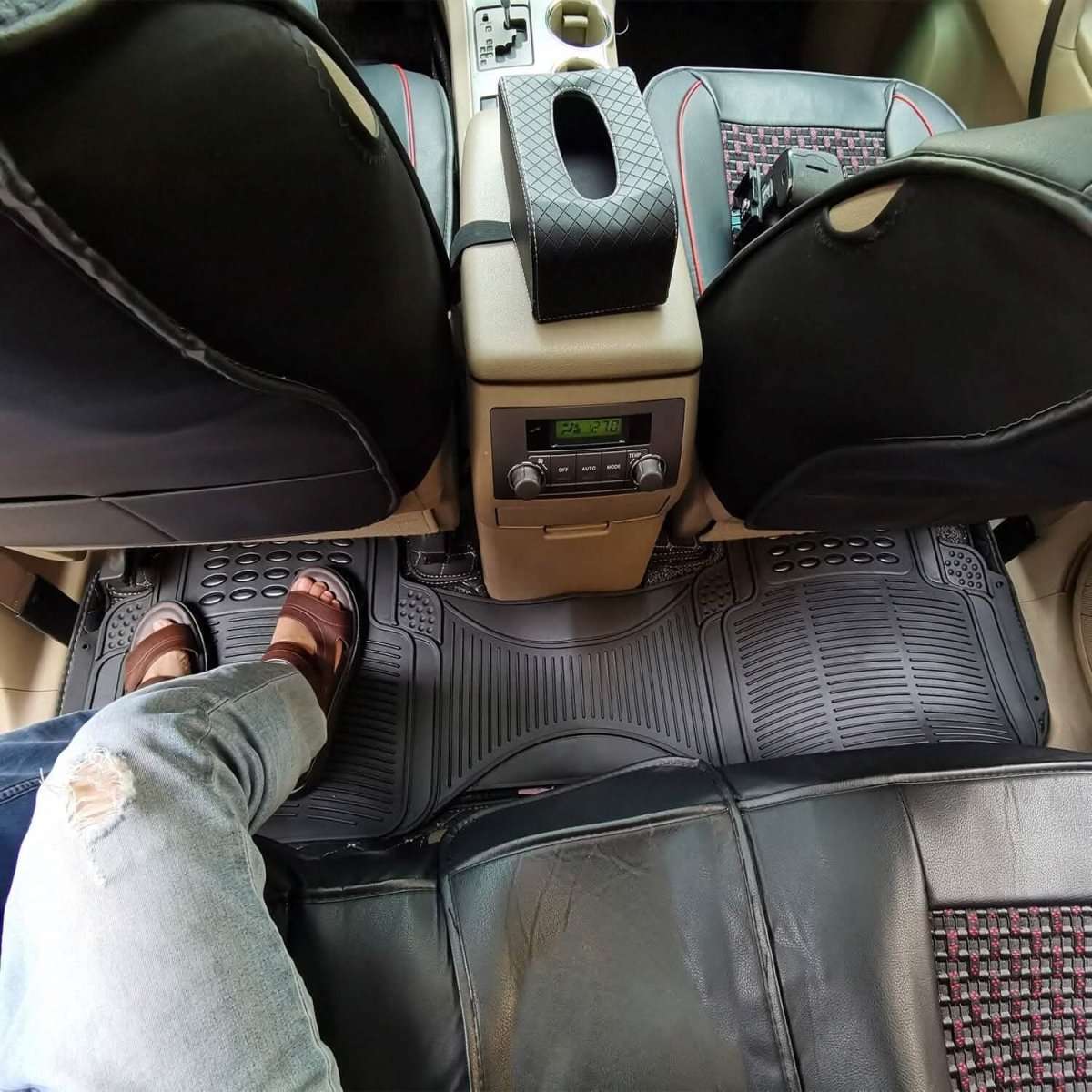 3-Piece: Automotive Floor Mats Set Cartsfy Inc.