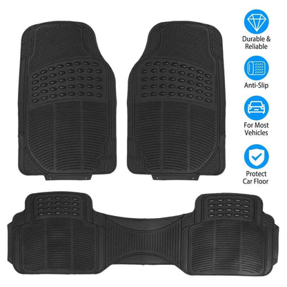 3-Piece: Automotive Floor Mats Set Cartsfy Inc.