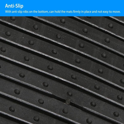 3 - Piece: Automotive Floor Mats Set - Cartsfy Inc.