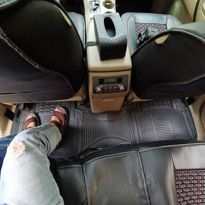3 - Piece: Automotive Floor Mats Set - Cartsfy Inc.