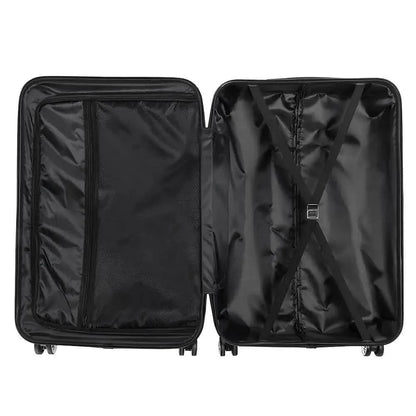 3-Piece Hard Shell Luggage Set with TSA Lock  – 360° Spinner Wheels DailySale White Black Rose White-Black-Rose-