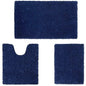 3-Piece Set: Bathroom Rugs Set Ultra Soft Non Slip and Absorbent Chenille DailySale Beige Navy Charcoal Beige-Navy-Charcoal-Light Blue-