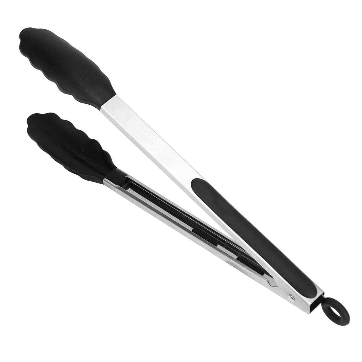 3-Pieces: Kitchen Tongs Stainless Steel with Silicon Cartsfy Inc.