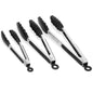 3-Pieces: Kitchen Tongs Stainless Steel with Silicon Cartsfy Inc.