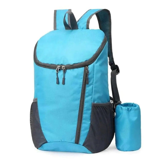 30-40L Hiking Lightweight Packable Backpack DailySale Lake Blue Black Light Green Lake Blue-Black-Light Green-Navy-Orange-
