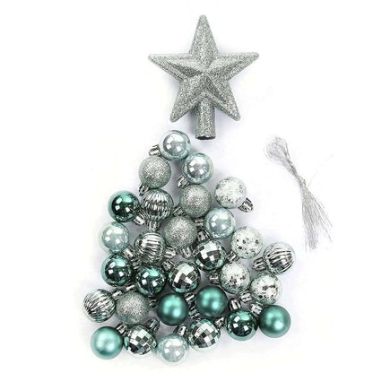 30-Piece: Christmas Balls Ornaments for Xmas Tree DailySale Blue/White/Silver Mint Green Red Blue/White/Silver-Mint Green-Red-White/Golden-Rose/Gold/Pink-Red/Green/White-Red/White/Silver-