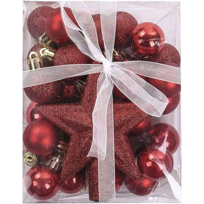 30-Piece: Christmas Balls Ornaments for Xmas Tree DailySale Blue/White/Silver Mint Green Red Blue/White/Silver-Mint Green-Red-White/Golden-Rose/Gold/Pink-Red/Green/White-Red/White/Silver-