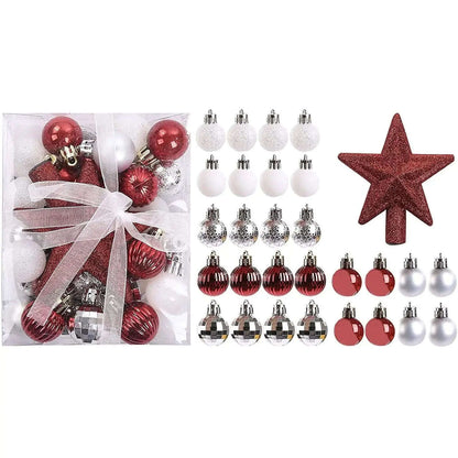 30-Piece: Christmas Balls Ornaments for Xmas Tree Cartsfy Inc.