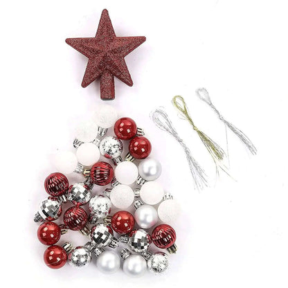 30-Piece: Christmas Balls Ornaments for Xmas Tree Cartsfy Inc.