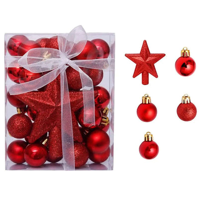 30-Piece: Christmas Balls Ornaments for Xmas Tree Cartsfy Inc.