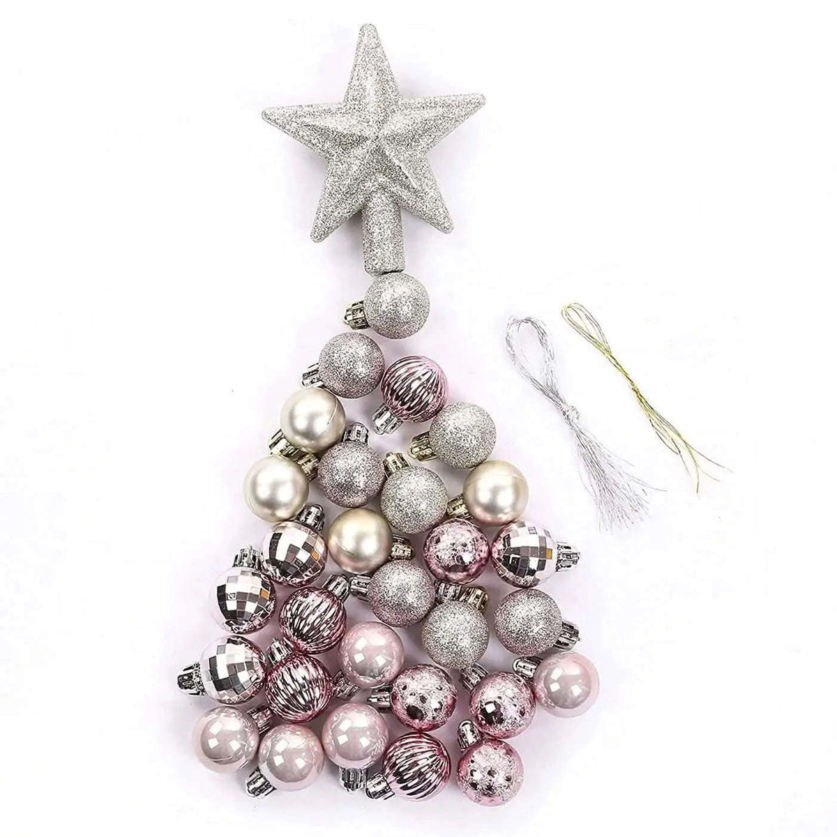 30-Piece: Christmas Balls Ornaments for Xmas Tree Cartsfy Inc.
