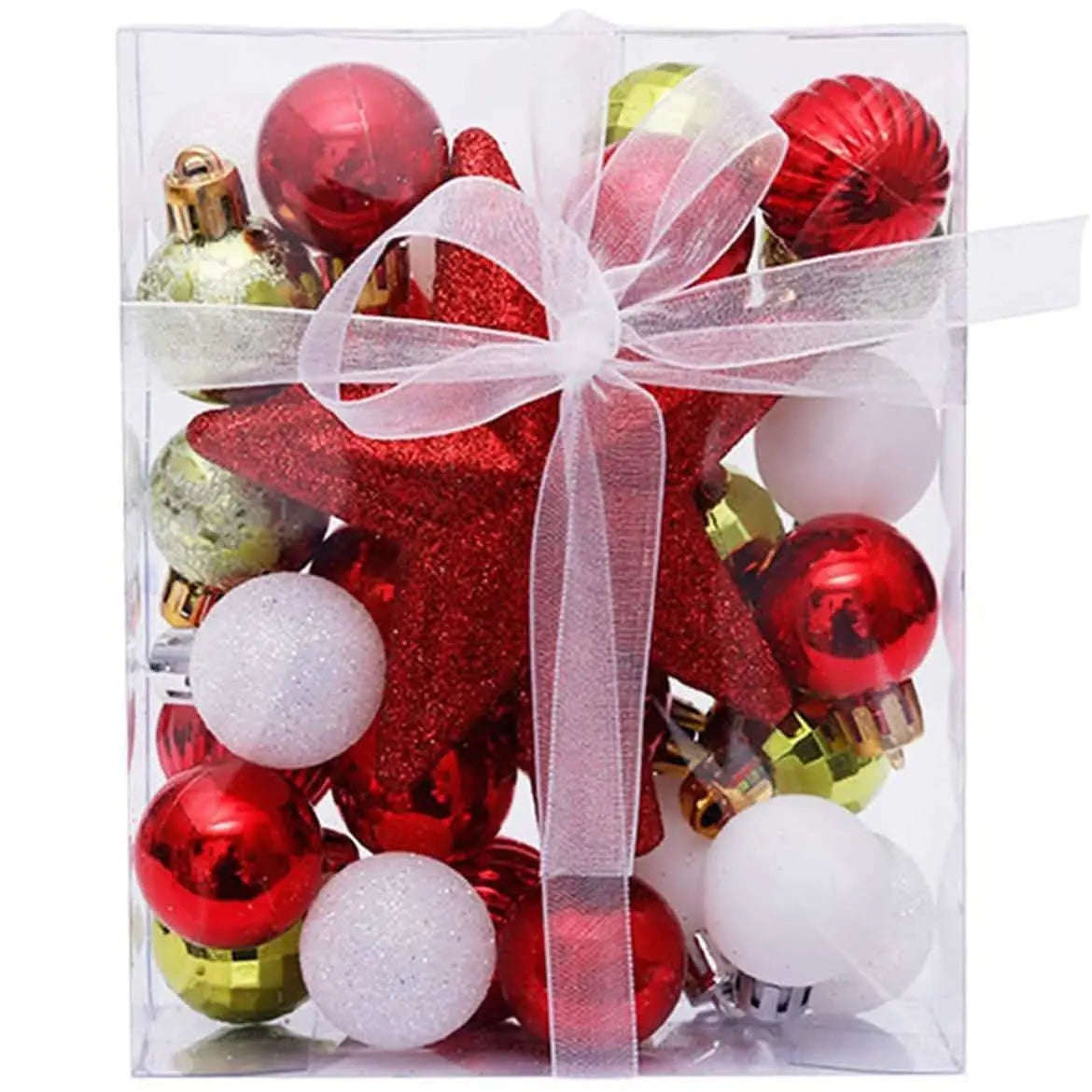 30-Piece: Christmas Balls Ornaments for Xmas Tree Cartsfy Inc.