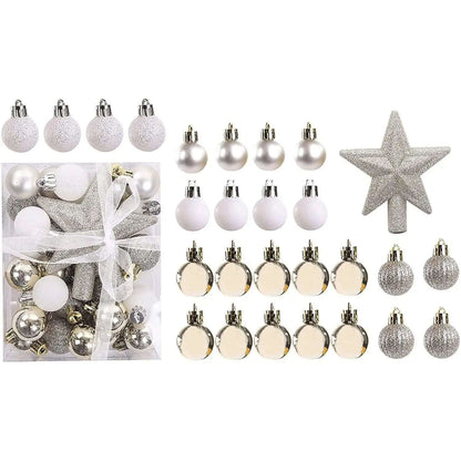 30-Piece: Christmas Balls Ornaments for Xmas Tree Cartsfy Inc.