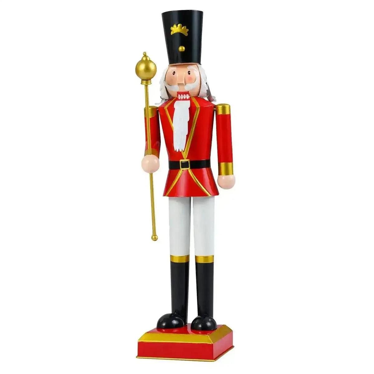 32.5 Inch Christmas Nutcracker with High Hat and Beautiful Scepter Cartsfy Inc.