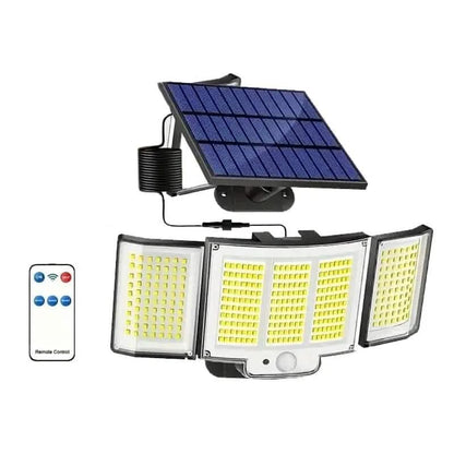 348 LED Motion Sensor Solar Lights Outdoor with Remote Control Cartsfy Inc.