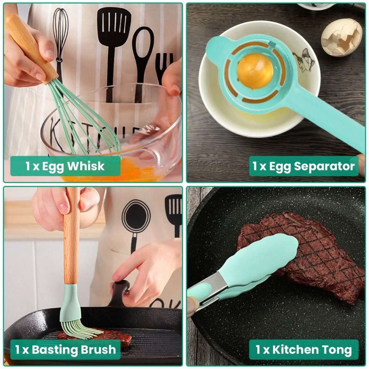 35-Pieces: Kitchen Cooking Utensils Set Cartsfy Inc.