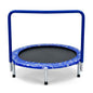 36 Inch Kids Trampoline Mini Rebounder with Full Covered Handrail-Blue VYSN Default Title Default Title-