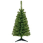 36 Inch Unlit Artificial Christmas Mini Tree with Plastic Stand-Green Cartsfy Inc.