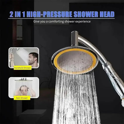 360°Rotatable Adjustable Bathroom Rain Shower Head Spray DailySale Default Title Default Title-