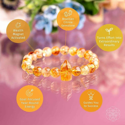 365 Days of Brilliance - Citrine Bracelet Conscious Items Default Title Default Title-