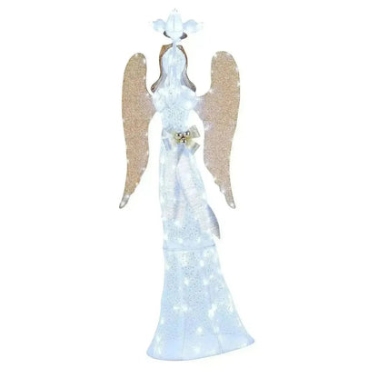 3D Lighted Angel Christmas Decoration 5.5 FT Halo Angel Cartsfy Inc.