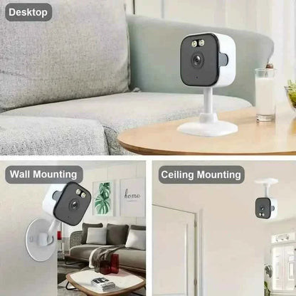 3MP Smart Home Security Camera – Night Vision, Two - Way Audio, Motion Detection, Alexa Compatible - Cartsfy Inc.