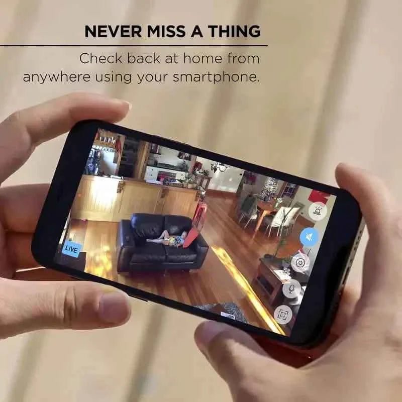 3MP Smart Home Security Camera – Night Vision, Two - Way Audio, Motion Detection, Alexa Compatible - Cartsfy Inc.