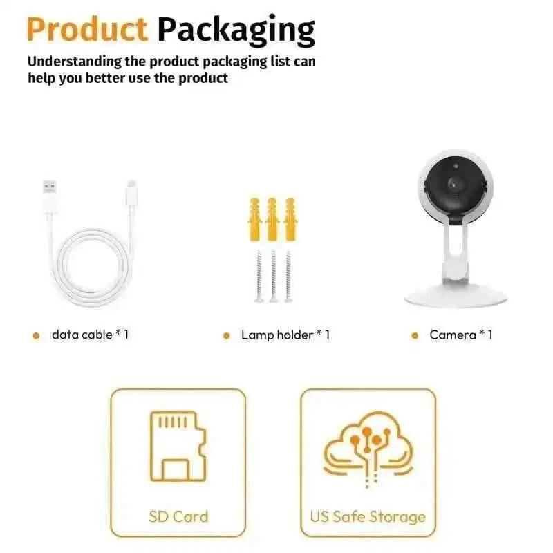 3MP Wireless security Camera – Two-Way Audio, Motion Detection, Night Vision Cartsfy Inc.
