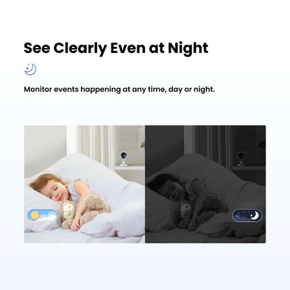 3MP Wireless security Camera – Two-Way Audio, Motion Detection, Night Vision Cartsfy Inc.