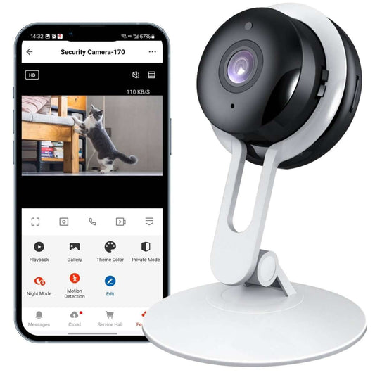 3MP Wireless security Camera – Two-Way Audio, Motion Detection, Night Vision Cartsfy Inc.