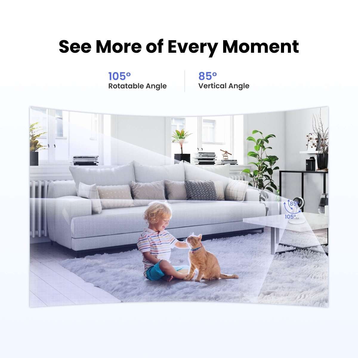 3MP Wireless security Camera – Two-Way Audio, Motion Detection, Night Vision Cartsfy Inc.