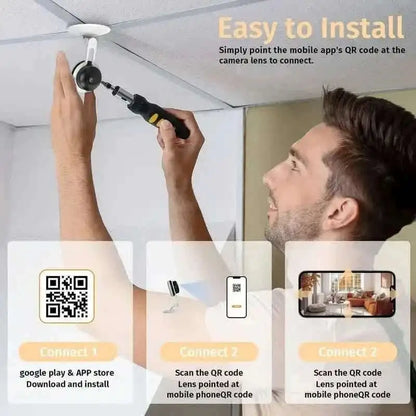 3MP Wireless security Camera – Two-Way Audio, Motion Detection, Night Vision Cartsfy Inc.