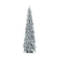 4/5/6 Feet Pre-Lit Artificial Christmas Tree Snow-Flocked Slim Pencil Xmas Decor-5 ft Cartsfy Inc.