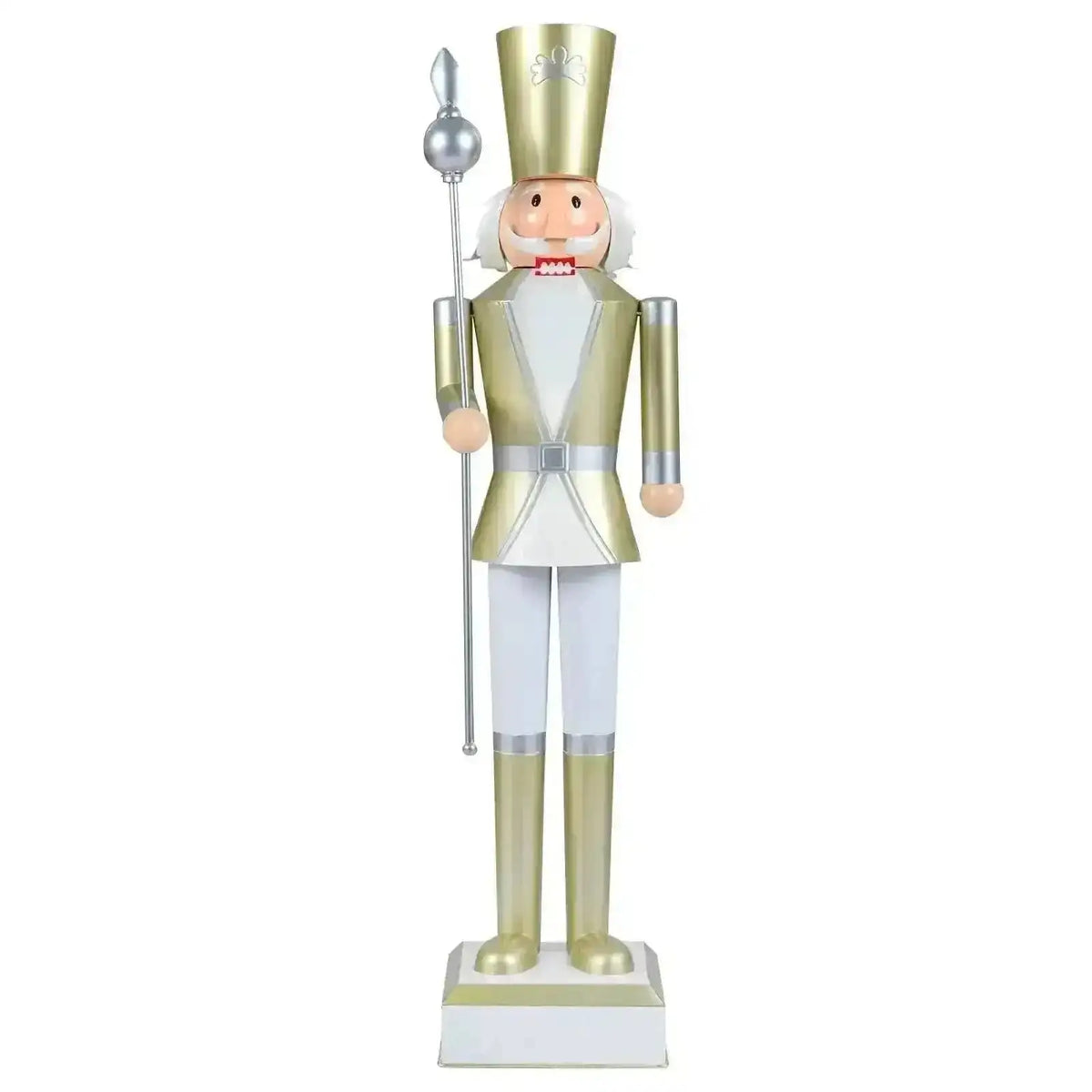 4 FT Christmas Nutcracker with High Hat & Beautiful Scepter Cartsfy Inc.