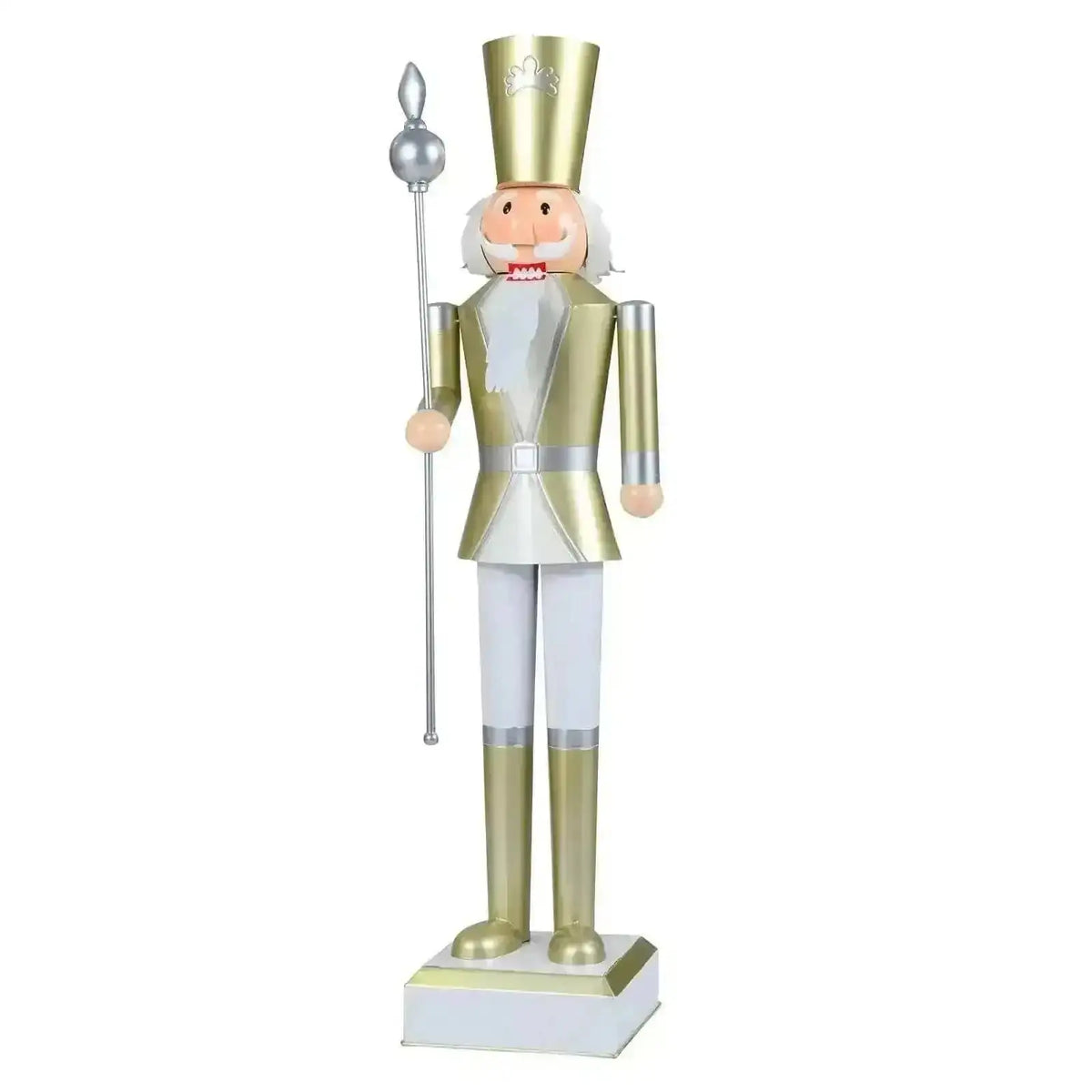 4 FT Christmas Nutcracker with High Hat & Beautiful Scepter Cartsfy Inc.