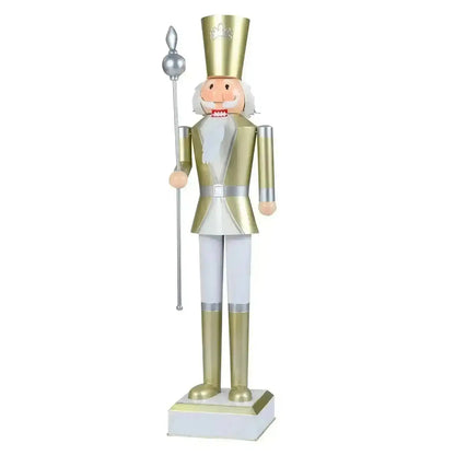 4 FT Christmas Nutcracker with High Hat & Beautiful Scepter Cartsfy Inc.