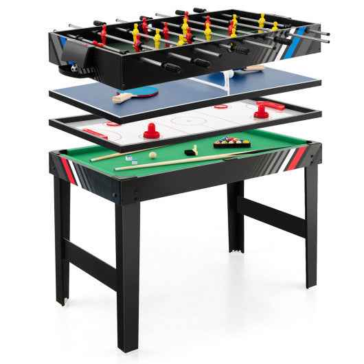 4-in-1 Multi Game Table with Pool Billiards Cartsfy Inc.