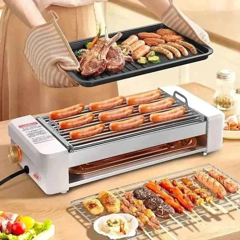4-in-1 Multifunctional Sausage Grill – Non-Stick, Adjustable Temp, Removable Pan, Kitchen & Dorm Use Cartsfy Inc.