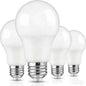 4-Pack A19 LED Light Bulbs, 60W Equivalent, Soft White or Cool Daylight, E26 Base, Non-Dimmable DailySale Soft White Cool Daylight Soft White-Cool Daylight-