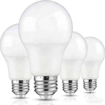 4-Pack A19 LED Light Bulbs, 60W Equivalent, Soft White or Cool Daylight, E26 Base, Non-Dimmable Cartsfy Inc.