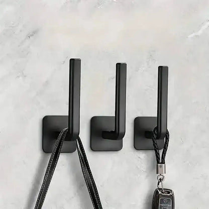 4-Pack Self-Adhesive Toilet Paper Holder Wall Mount in Black and White