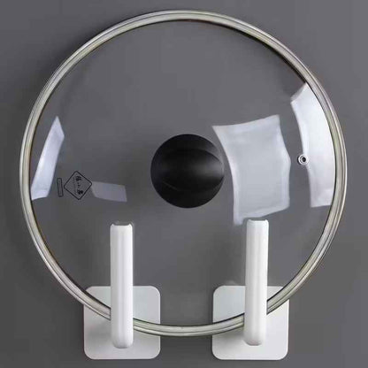 4-Pack: Adhesive Toilet Paper Holder, Wall Mount, White & Black Cartsfy Inc.