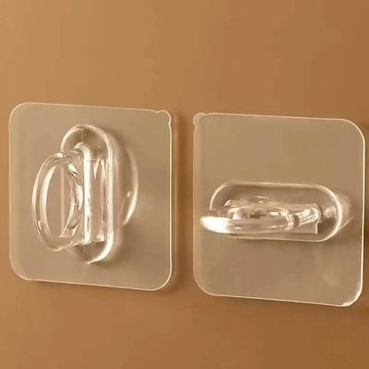 4-Pack Clear Adhesive Utility Hooks DailySale Default Title Default Title-