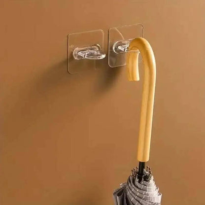 4-Pack Clear Adhesive Utility Hooks DailySale Default Title Default Title-
