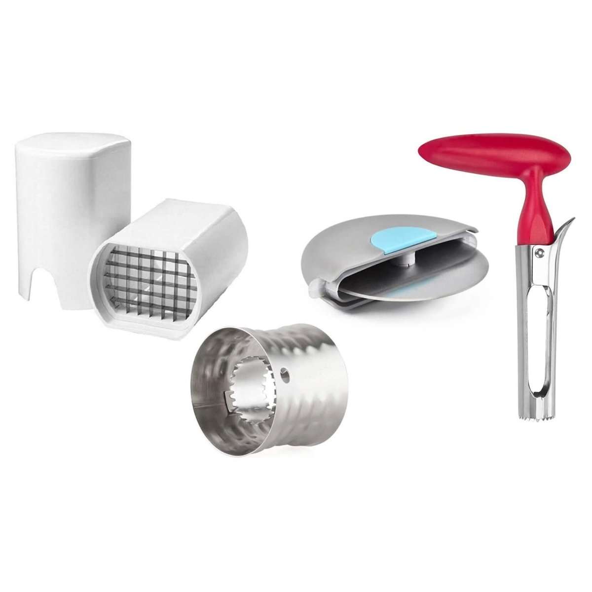 4-Pack: Kitchen Cutter, Slicer, Dicer, Peeler And Corer Gadgets Cartsfy Inc.